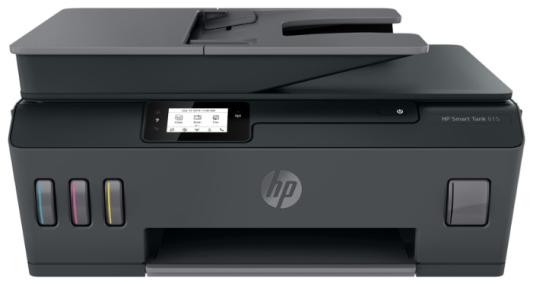 МФУ струйное HP Smart Tank 615 (A4, принтер/сканер/копир/факс, 1200x1200dpi, 11чб/5цв. ppm, ADF, СНПЧ, Wi-Fi, USB) Y0F71A