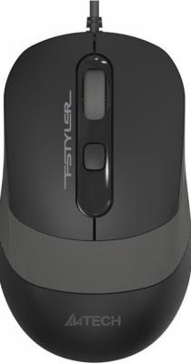 Мышь проводная A4TECH Fstyler FM10 чёрный серый USB 1147673