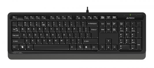 Клавиатура проводная A4TECH Fstyler FK10 USB черный серый