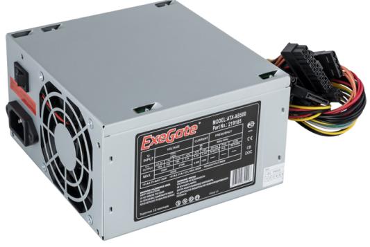Блок питания ATX 500 Вт Exegate AB500 EX219185RUS-S