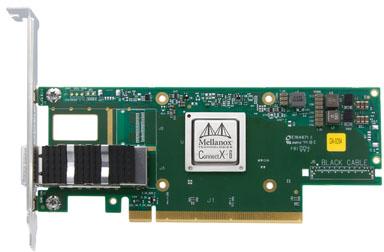 Сетевой адаптер Mellanox MCX653105A-ECAT 100Gb/s (HDR100, EDR IB and 100GbE), single-port QSFP56, PCIe3.0/4.0 x16, tall bracket