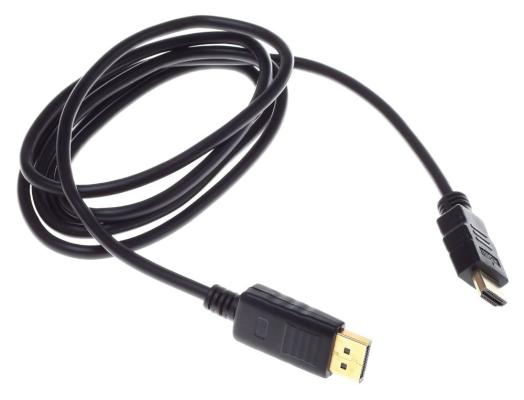 Кабель HDMI DisplayPort 1.8м Бюрократ BHP RET HDMI_DPP18 круглый черный