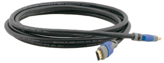 Кабель HDMI 4.6м Kramer C-HM/HM/PRO-15 круглый черный 97-01114015
