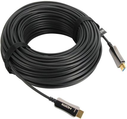 Кабель HDMI 40м VCOM Telecom D3742A-40M круглый черный