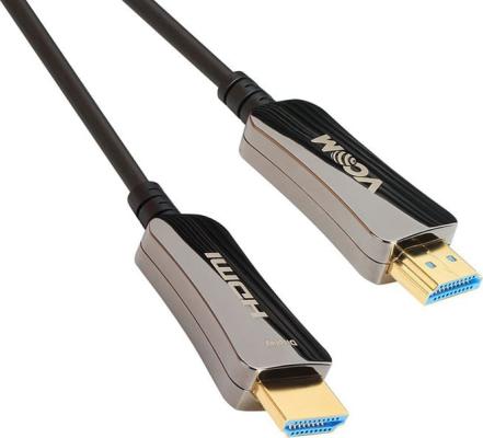 Кабель HDMI 50м VCOM Telecom D3742A-50M круглый черный