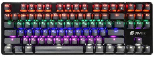 Клавиатура проводная Oklick 969G SHOTGUN игровая черная USB