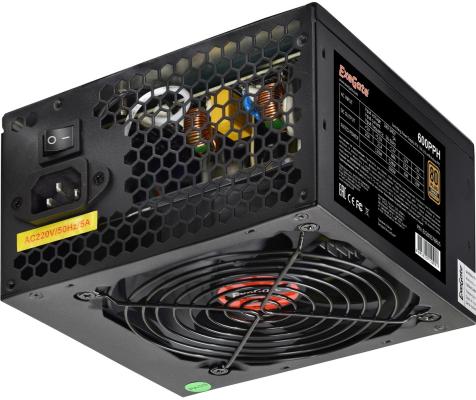 Блок питания ATX 600 Вт Exegate 600PPH EX280578RUS (20+4pin) APFC 120mm fan 5xSATA 3xIDE RTL