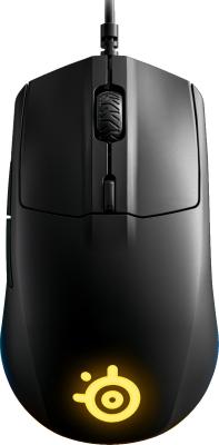 Мышь проводная Steelseries Rival 3 чёрный USB