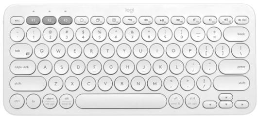 Клавиатура беспроводная Logitech K380 Bluetooth белый  920-009589