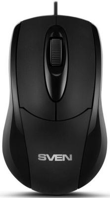 Мышь проводная SVEN RX-110 черный оптическая USB RX-110