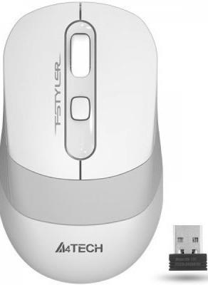 Мышь беспроводная A4TECH Fstyler FG10S белый серый USB