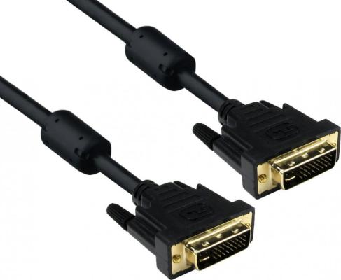 Кабель DVI 1.8м Exegate EX191094RUS круглый черный