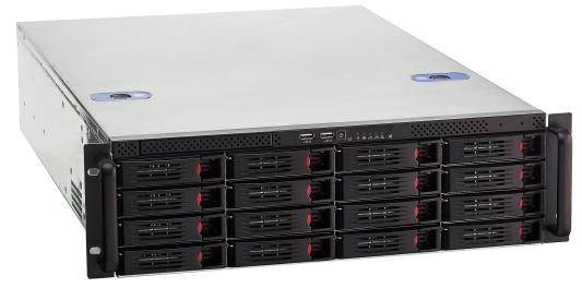 Серверный корпус 3U Exegate 3U660-HS16 без блока питания чёрный