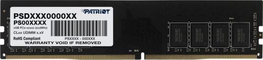 Оперативная память для компьютера 16Gb (1x16Gb) PC4-25600 3200MHz DDR4 DIMM Unbuffered CL22 Patriot Signature Line PSD416G320081