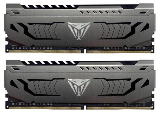 Оперативная память для компьютера 64Gb (2x32Gb) PC4-28800 3600MHz DDR4 DIMM Unbuffered CL18 Patriot Viper Steel PVS464G360C8K