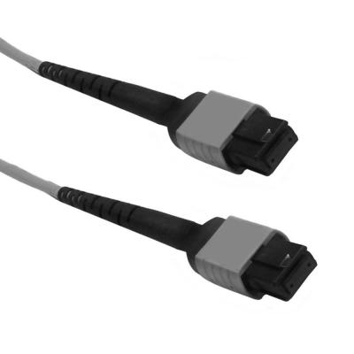 FT-FC-12-MPOF/APC-MPOF/APC-SM-PB-LowLoss-1.5,  Кабель  оптический, MPO/APC(female)-MPO/APC(female), 12 волокон, одномодовое SM(OS1/OS2), 9/125, высококачественная полировка наконечников и минимальные потери, полярность В, 1,5 метра