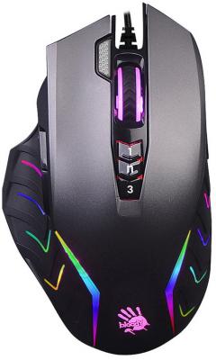 Мышь проводная A4 Bloody J95s черный оптическая игровая USB J95S STONE BLACK ACTIVATED