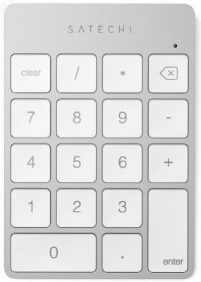 Клавиатура беспроводная Satechi ST-SALKPS Bluetooth серебристый
