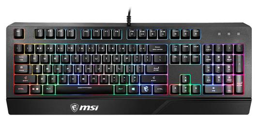 Клавиатура проводная MSI GK20 USB черный