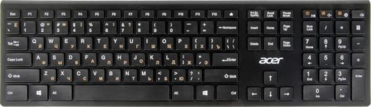 Клавиатура Acer OKR020 черный USB беспроводная slim Multimedia