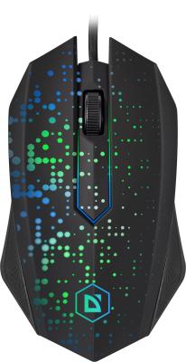 Мышь проводная Defender Event MB-754 черный оптическая USB 52754