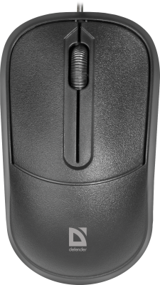 Мышь проводная Defender ISA-531 чёрный USB