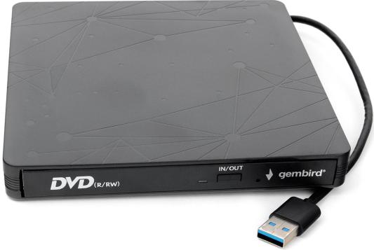 USB 3.0 Gembird DVD-USB-03 пластик, черный