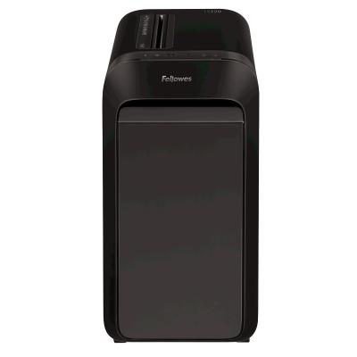 Шредер Fellowes PowerShred LX220 черный (секр.P-4)/перекрестный/20лист./30лтр./скрепки/скобы/пл.карты