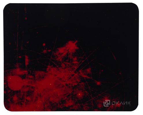Коврик для мыши Оклик OK-F0252 рисунок/красные частицы 250x200x3мм