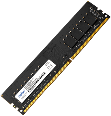 Оперативная память для компьютера 8Gb (1x8Gb) PC4-21300 2666MHz DDR4 DIMM CL19 Netac Basic NTBSD4P26SP-08