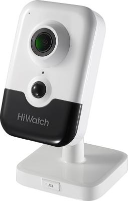Видеокамера IP Hikvision HiWatch DS-I214(B) 2-2мм цветная корп.:белый/черный