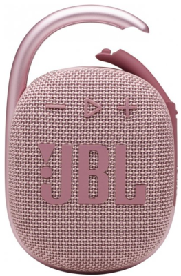 Колонка портативная JBL CLIP 4 1.0 (моно-колонка) Розовый