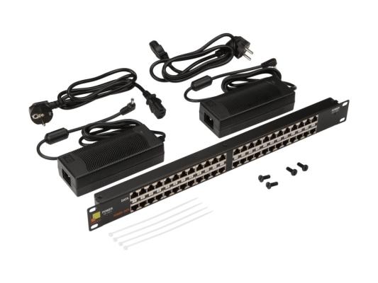Патч-панель Lanmaster LAN-PP24-POE/A2 19" 1U 24xRJ45 кат.5e