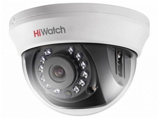 Камера видеонаблюдения HiWatch DS-T201(B) (2.8 mm) 2.8-2.8мм HD-CVI HD-TVI цветная корп.:белый