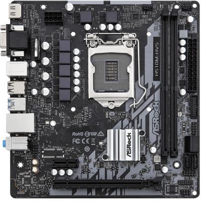 Материнская плата ASRock H510M-HVS R2.0 Socket 1200 H510 2xDDR4 2xPCI-E x16 4xSATA III mATX Retail