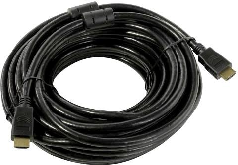 Кабель HDMI 3м Exegate EX-CC-HDMI2-3.0F круглый черный EX287724RUS