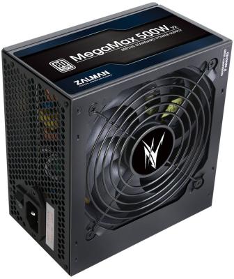 Блок питания ATX 500 Вт Zalman ZM500-TXII (V2), 500W, ATX12V v2.31, APFC, 12cm Fan, 80+ 230V EU, Retail