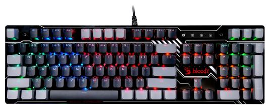 Клавиатура проводная A4TECH Bloody B808N USB черный серый