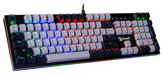 Клавиатура проводная A4TECH Bloody B828N USB черный серый