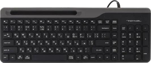 Клавиатура A4Tech Fstyler FK25 черный/серый USB slim