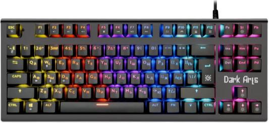 Клавиатура проводная Defender Dark Arts GK-375 RU USB черный