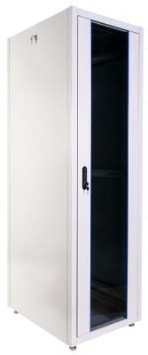 Шкаф коммутационный ЦМО (ШТК-Э-42.6.8-33АА) напольный 42U 600x800мм пер.дв.металл металл 2 бок.пан. 710кг серый 715мм 87кг