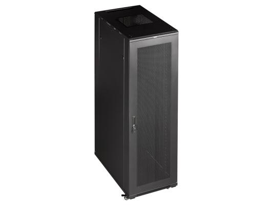 Шкаф коммутационный Lanmaster (TWT-CBB-42U-6X10-P1) 42U 600x1000мм пер.дв.перфор. задн.дв.перфор.2-хст. 2 бок.пан. 800кг черный IP20