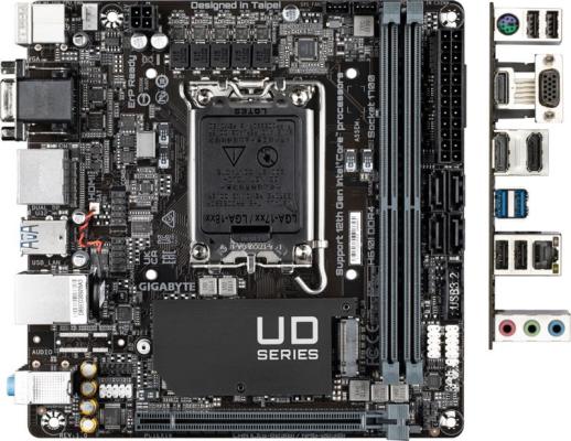 Материнская плата GigaByte H610I DDR4 Socket 1700 H610 2xDDR4 1xPCI-E 16x 4xSATA III mini-ITX Retail