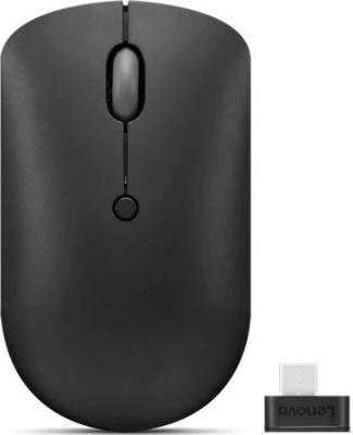 Мышь беспроводная Lenovo 400 чёрный USB + радиоканал