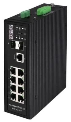 Коммутатор Osnovo SW-80802/ILS(port 90W,300W) управляемый