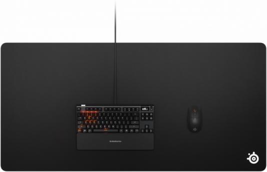 Игровой коврик для мыши Steelseries QcK 3XL чёрный (1220 x 590 x 3 мм, текстиль, резина)