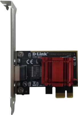 D-Link DGE-562T/A2A Сетевой PCI Express адаптер с 1 портом 100/1000/2.5GBase-T
