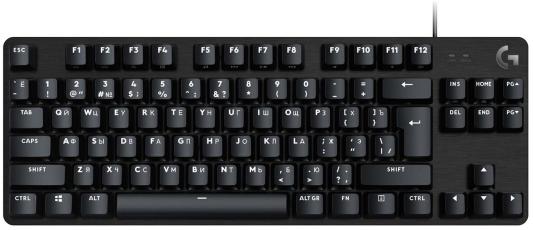 Клавиатура проводная Logitech G413 TKL SE USB черный