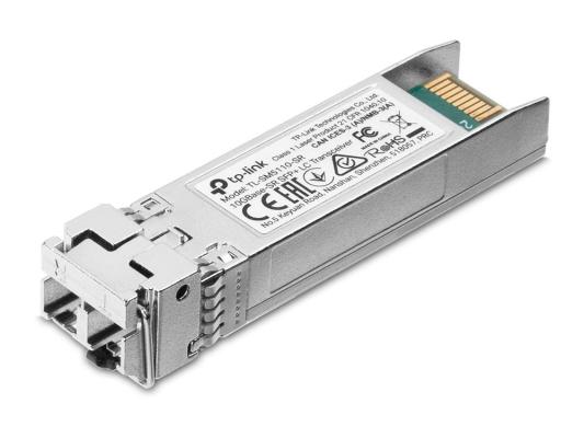 Трансивер  TP-Link TL-SM5110-SR 10GBase-SR SFP+ LC Transceiver, 850nm Multi-mode, LC Duplex Connector, Up to 300m Distance, Supports Digital Diagnostic Monitoring (DDM), Hot-Pluggable